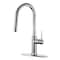 Gourmetier LS2721NYL Single-Handle Pull-Down Kitchen Faucet, Polished Chrome LS2721NYL - alternate 1